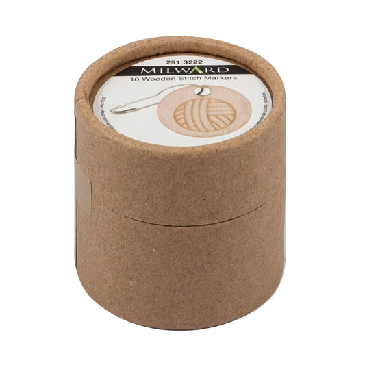 Milward Wooden Stitch Markers: Yarn Balls