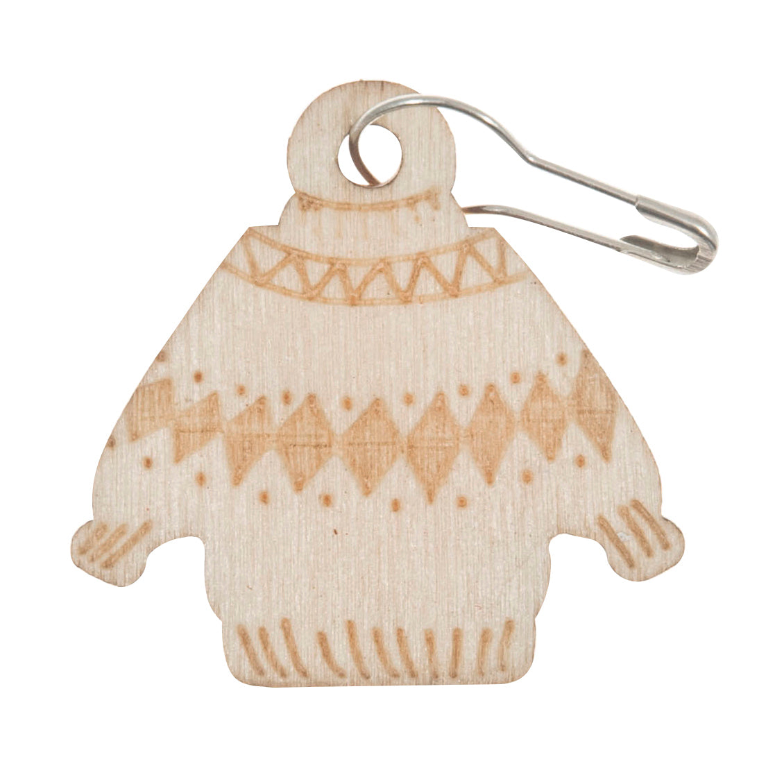 Milward Wooden Stitch Markers: Woollen Jumper