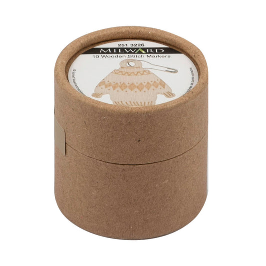 Milward Wooden Stitch Markers: Woollen Jumper