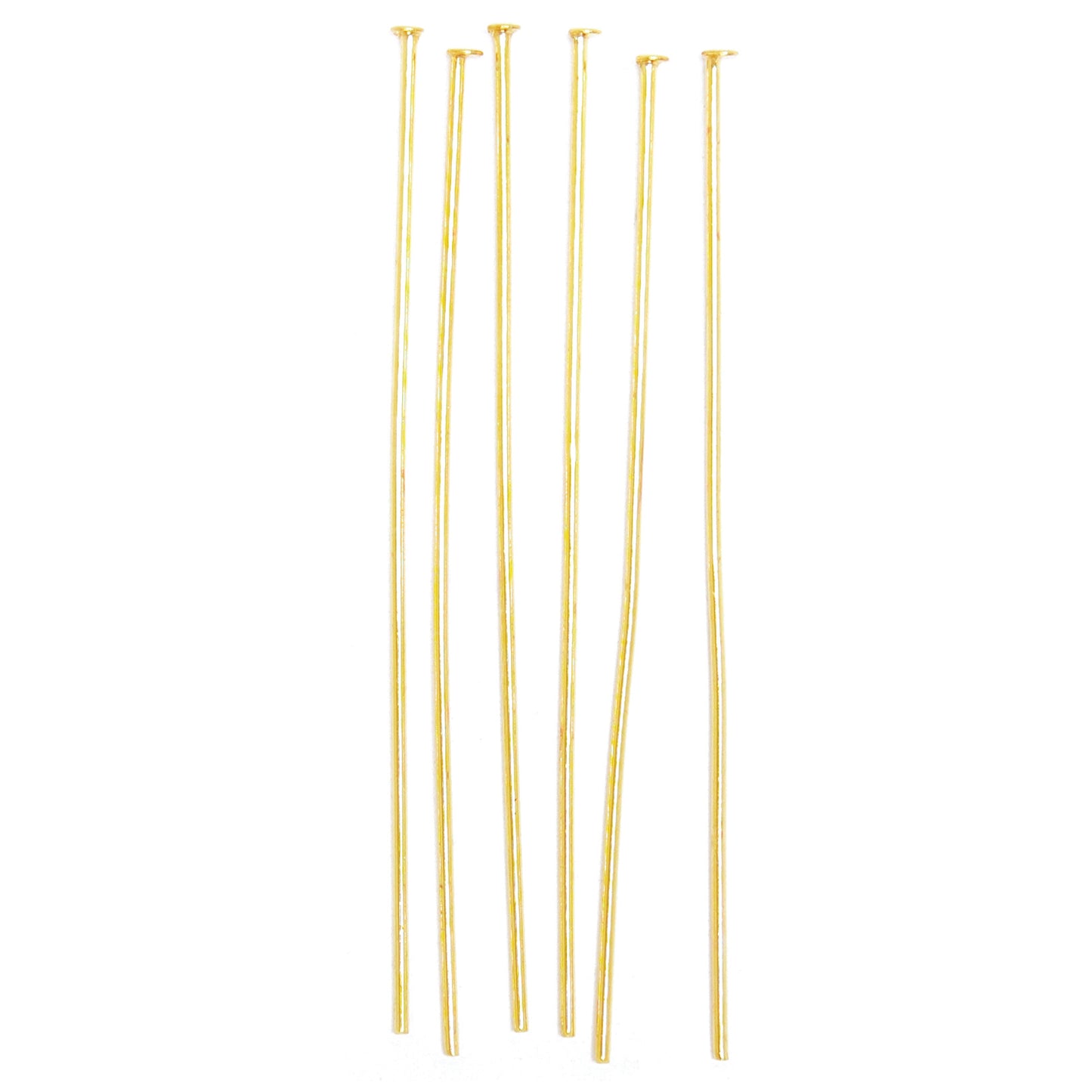 Trimits Head Pins 50mm: Gilt