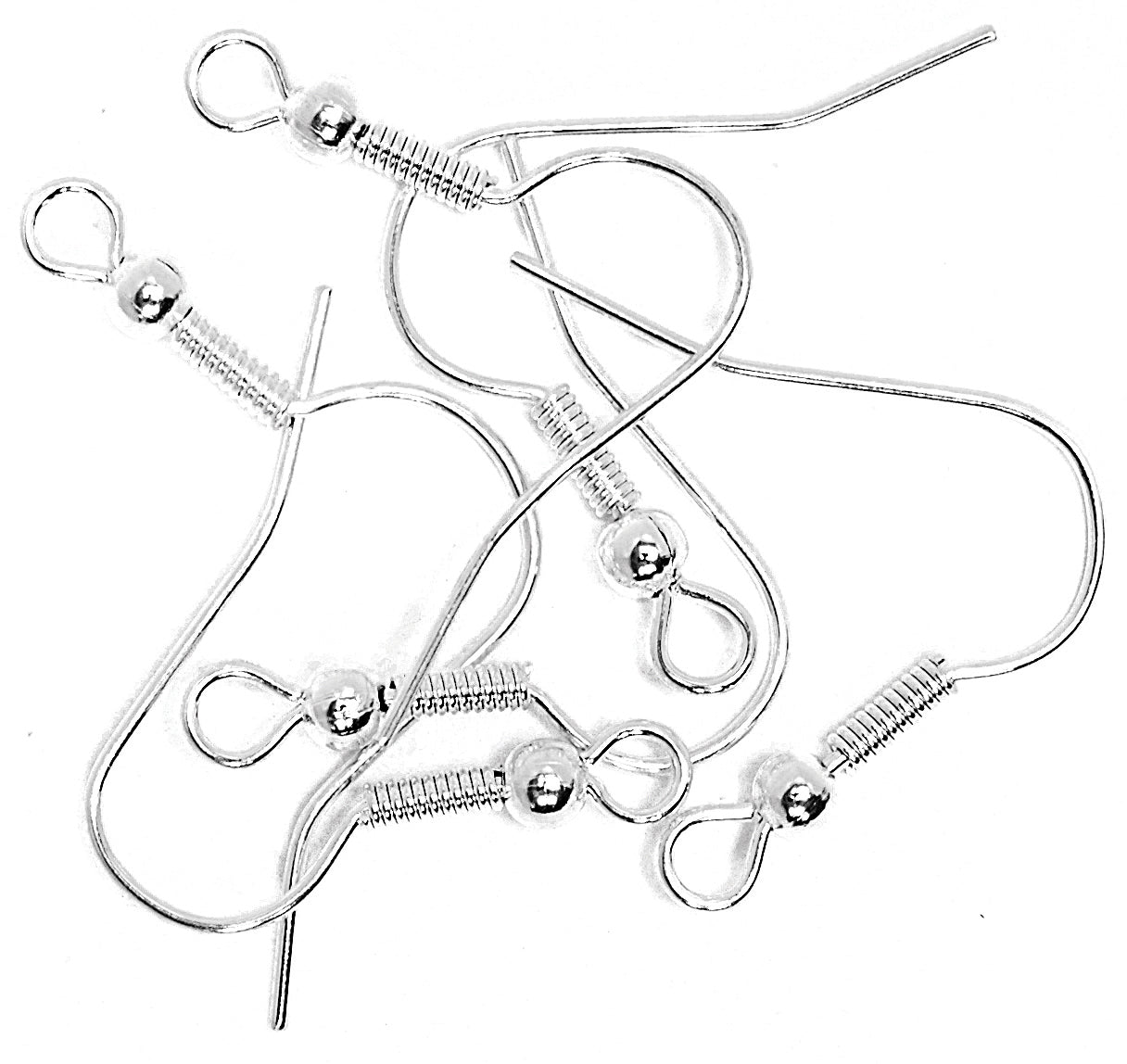 Trimits Long Ball Ear Wire: Silver