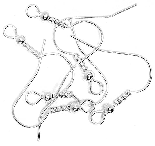 Trimits Long Ball Ear Wire: Silver