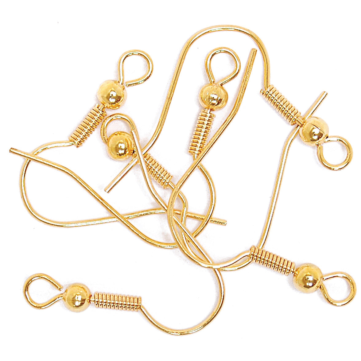 Trimits Long Ball Ear Wire: Gilt
