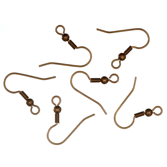 Trimits Long Ball Ear Wire: Antique