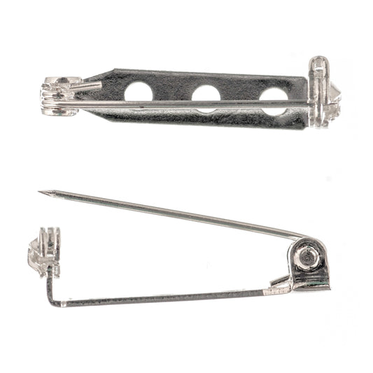 Trimits Brooch Back 25mm: Silver