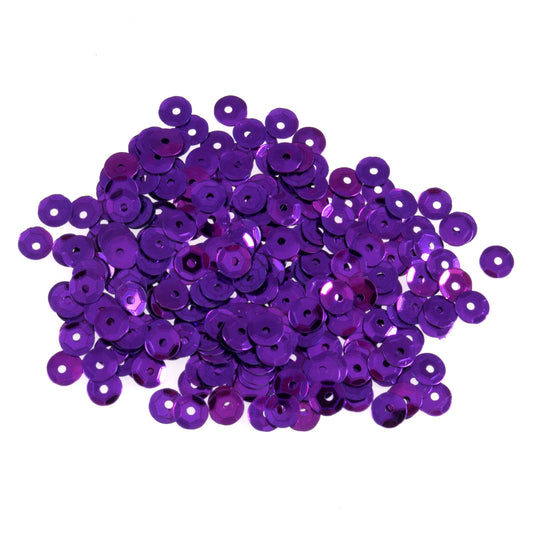 Trimits Cup Sequins 5mm: Purple