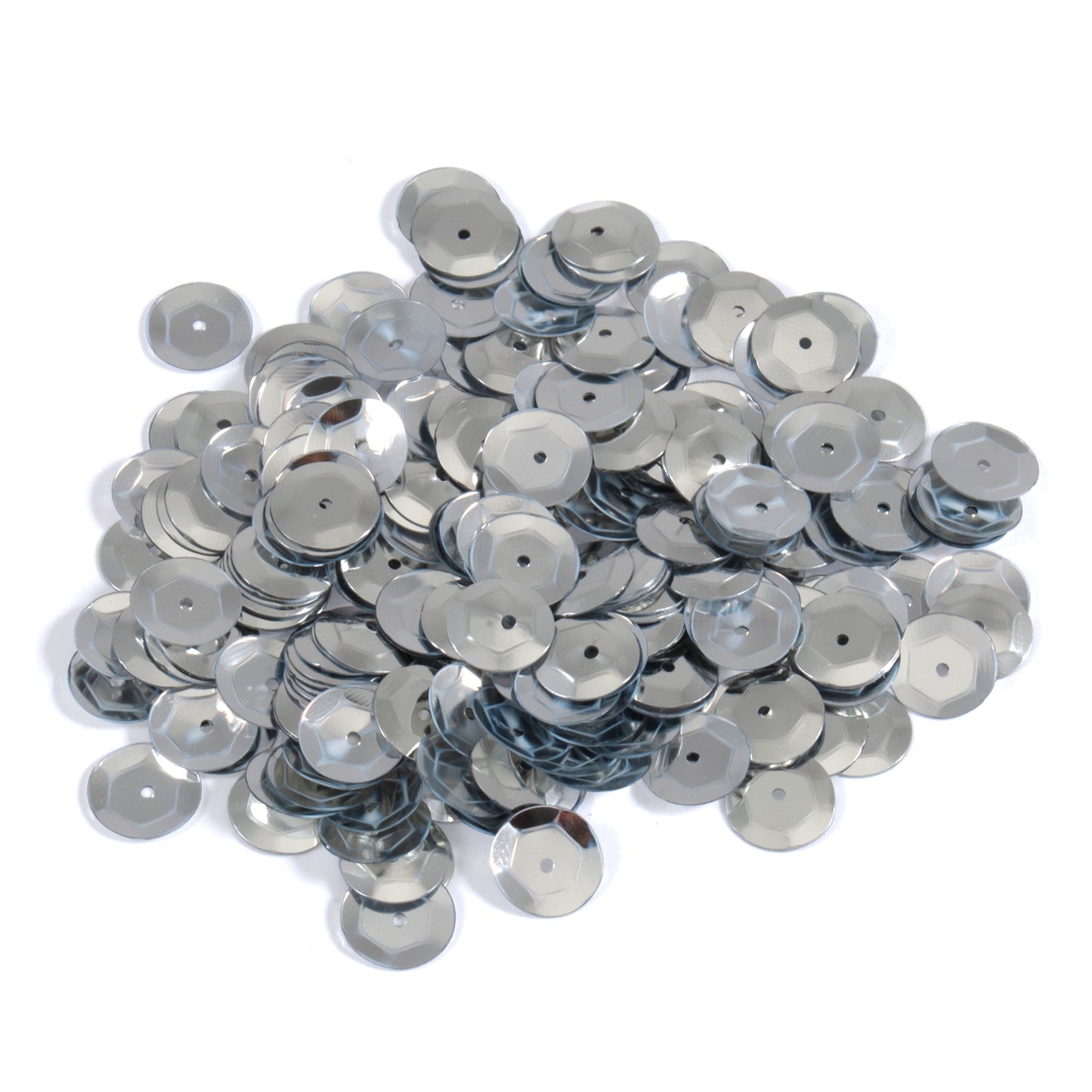 Trimits Cup Sequins 8mm: Silver