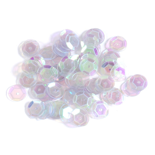 Trimits Cup Sequins 8mm: Transparent