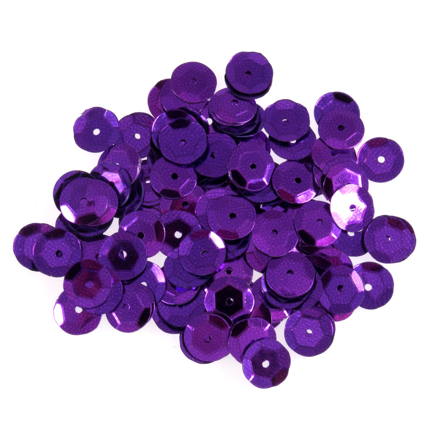 Trimits Cup Sequins 8mm: Purple