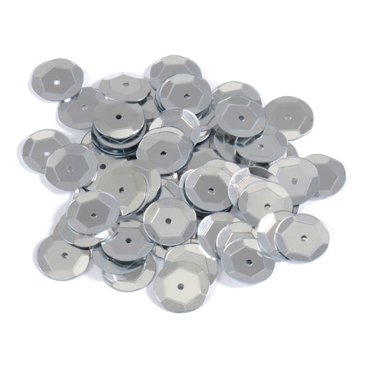 Trimits Cup Sequins 10mm: Silver