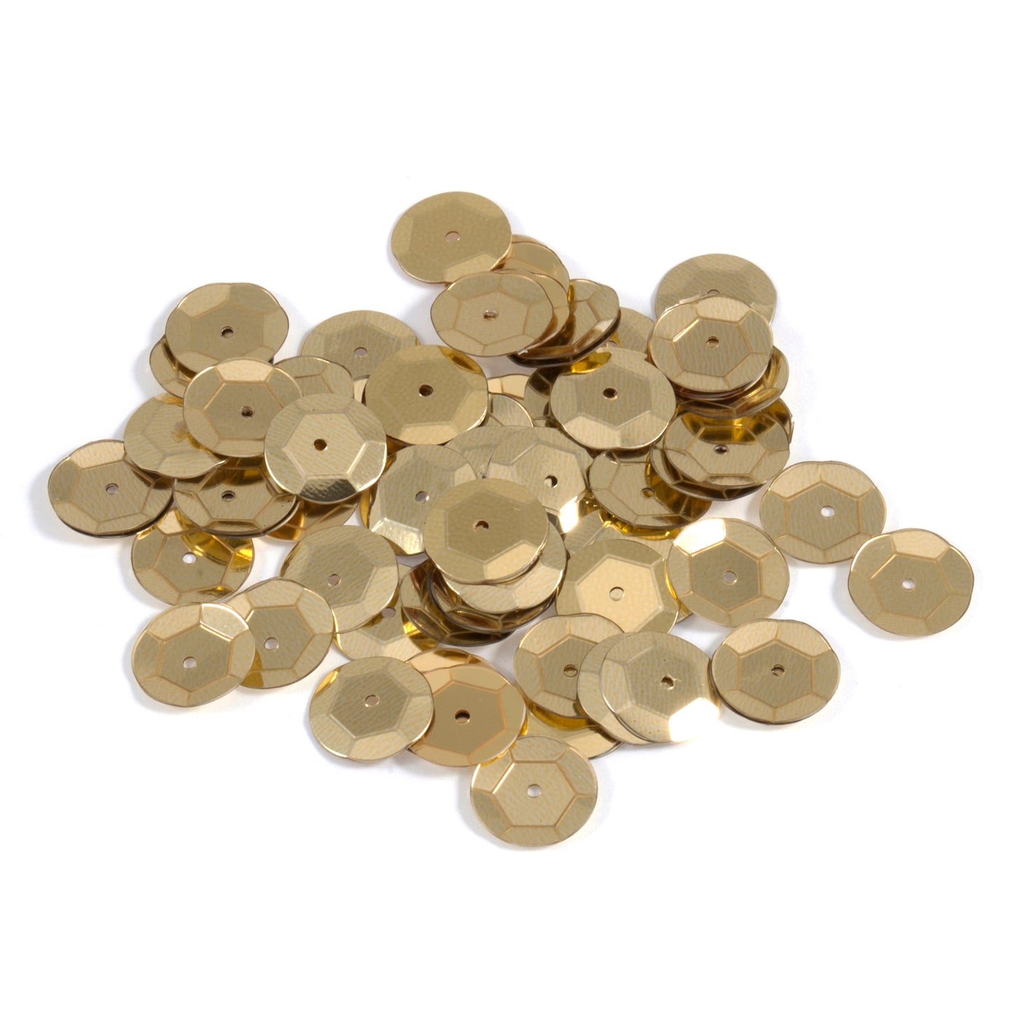 Trimits Cup Sequins 10mm: Gold