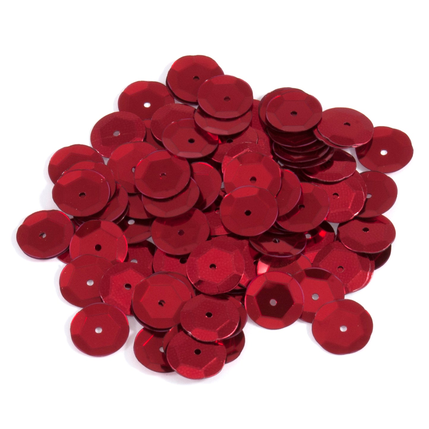 Trimits Cup Sequins 10mm: Red