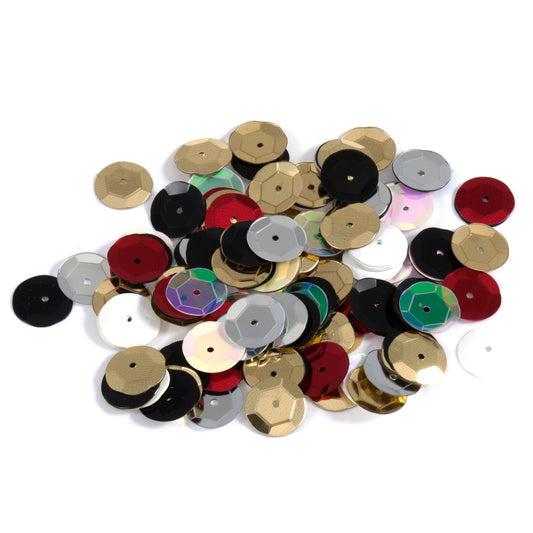 Trimits Cup Sequins 10mm: Multicoloured