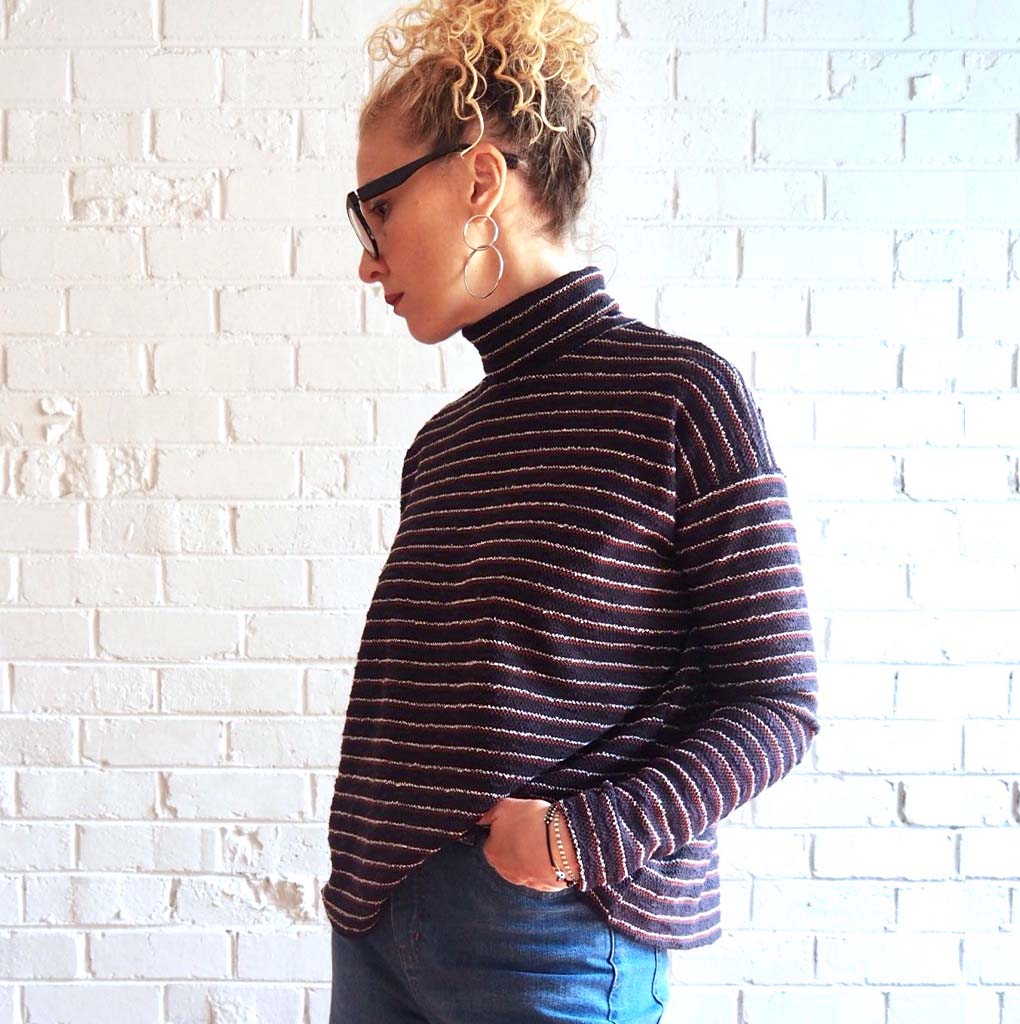 Monroe Turtleneck by Tessuti (paper sewing pattern)
