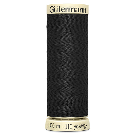 Gutermann Sew-All Thread 100m: 000 (Black)