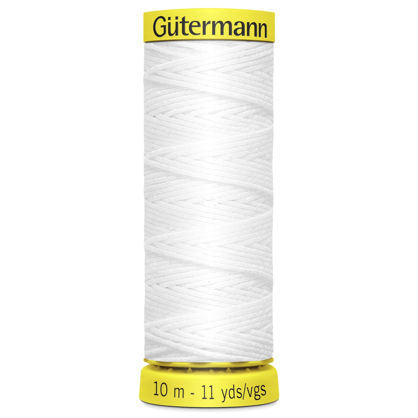 Gutermann Elastic/Shirring Thread 10m: 5019 (White)
