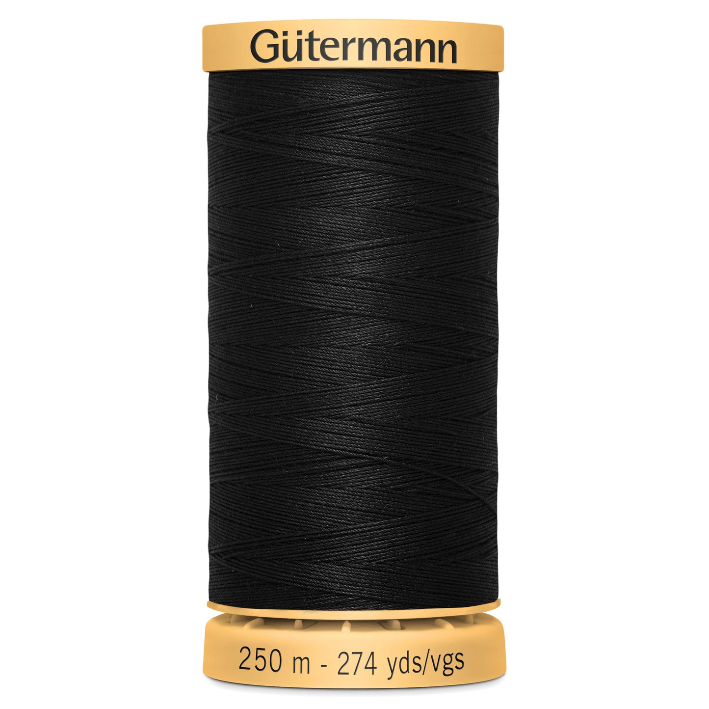 Gutermann Cotton Thread 250m: 5201 Black