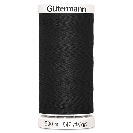 Gutermann Sew-All Thread 500m: 000 (Black)