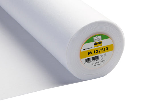 Vilene Sew-in Medium Interfacing (M12/312) 90cm: White