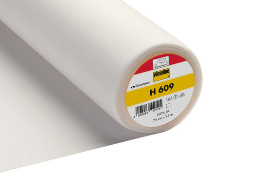 Vilene Fusible Knit Light Interfacing (H609) 75cm: White