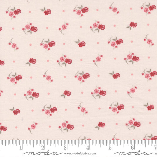 The Flower Farm by Bunny Hill Designs for Moda Fabrics: Meadowsweet - Blush (3012-17)