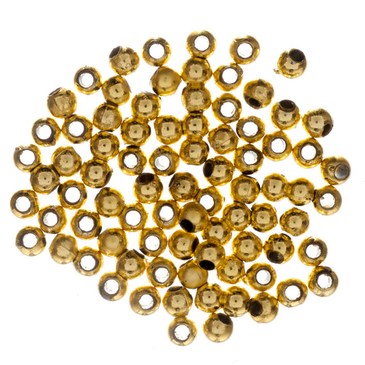 Trimits Plated Beads 3mm: Gold