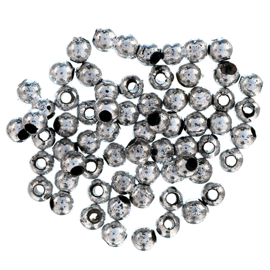 Trimits Plated Beads 4mm: Silver