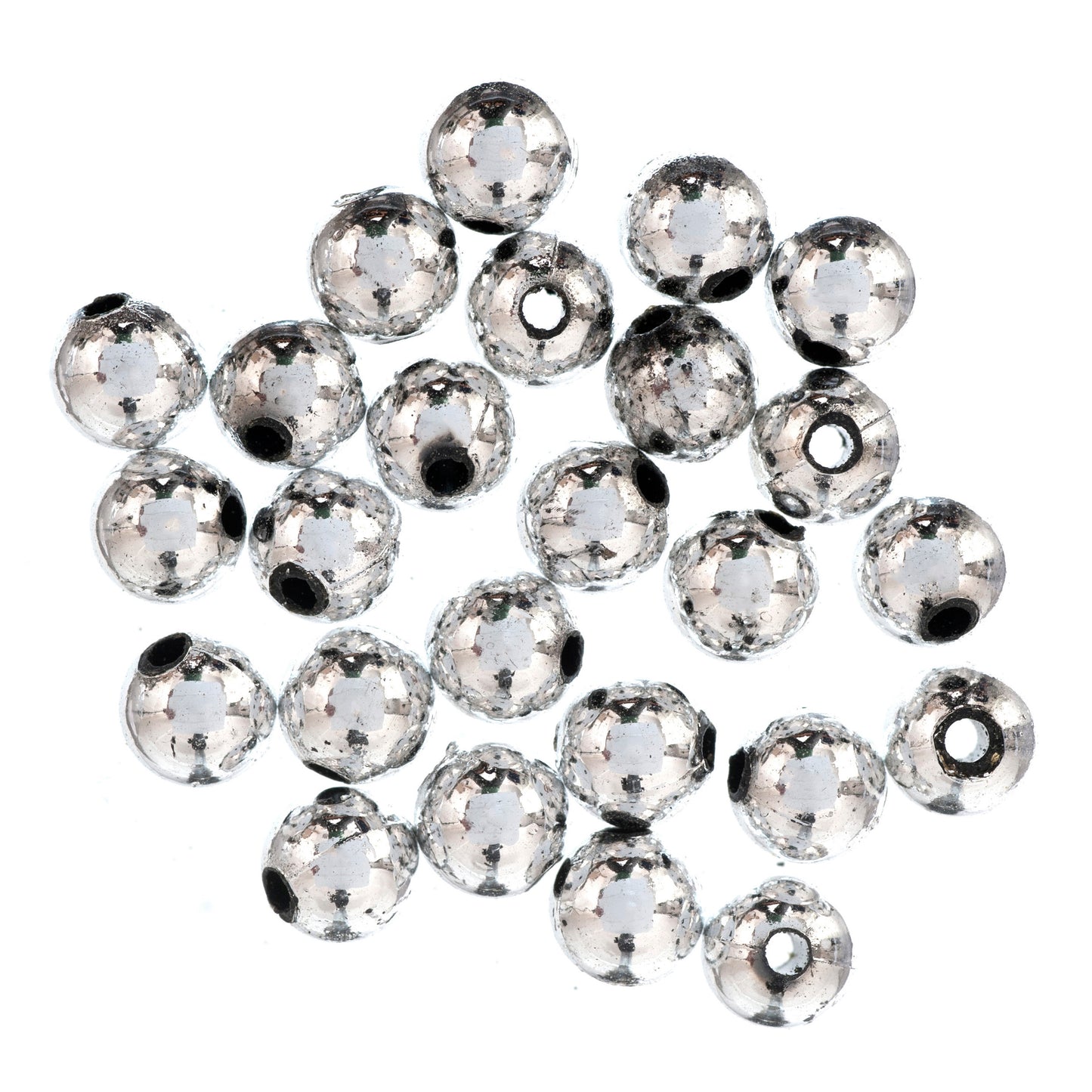 Trimits Plated Beads 8mm: Silver