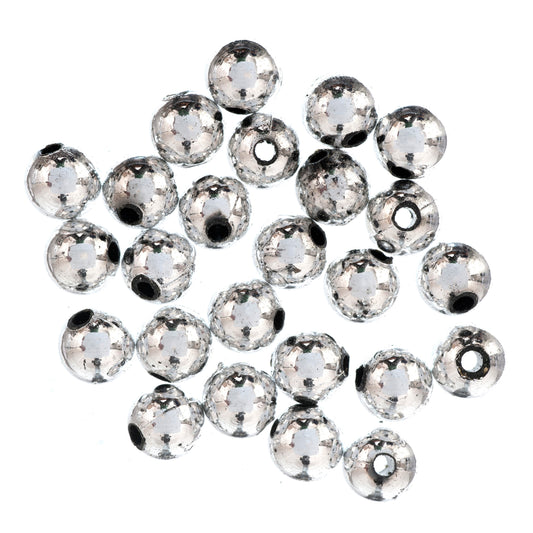 Trimits Plated Beads 8mm: Silver
