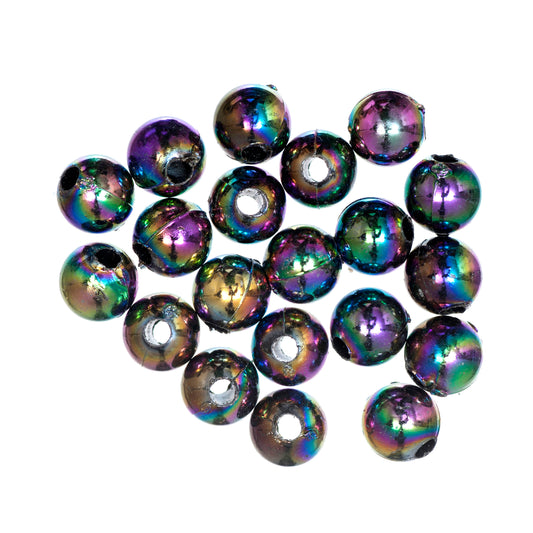 Trimits Plated Beads 8mm: Rainbow