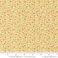 Dinahs Delight by Betsy Chutchian for Moda Fabrics: Anemone Blenders - Butter (31676-14)