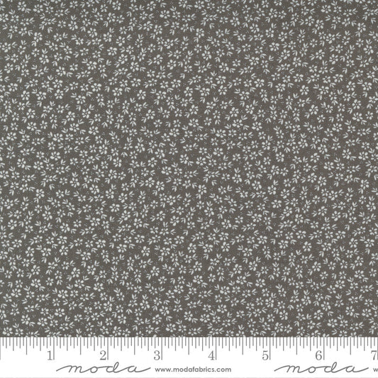 Seashore Drive by Sherri & Chelsi for Moda Fabrics: Small Floral - Charcoal (37624-22)