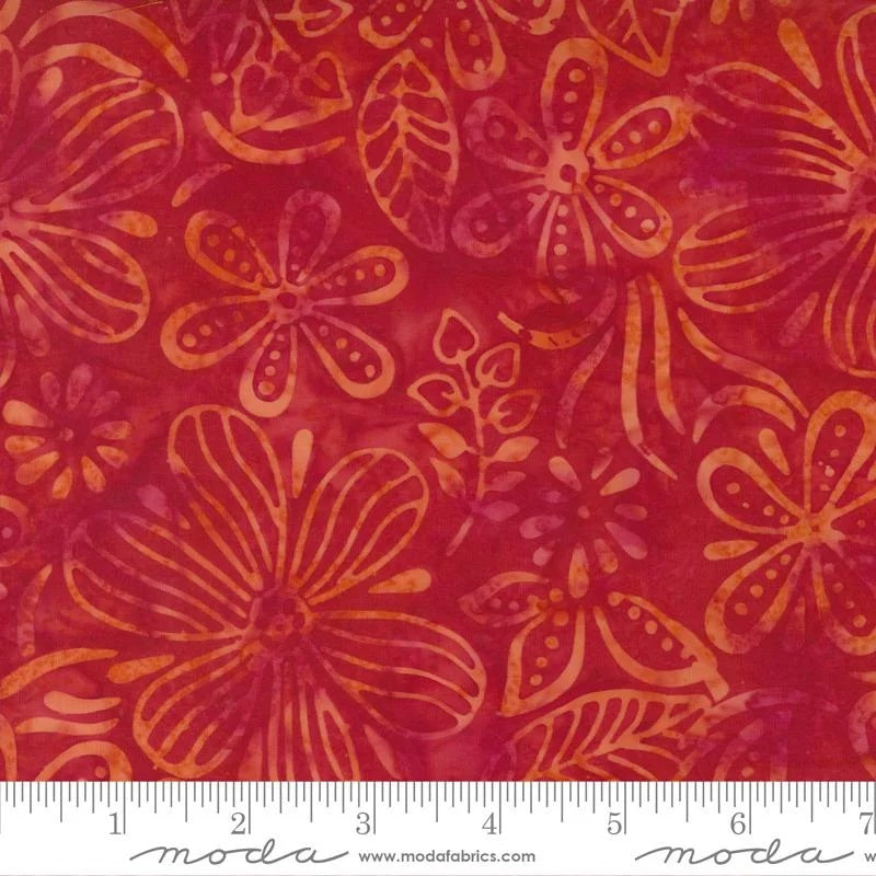 Bossa Nova Batiks by Moda Fabrics: Ruby (4361-15)