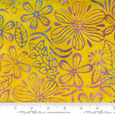 Bossa Nova Batiks by Moda Fabrics: Sunshine (4361-37)