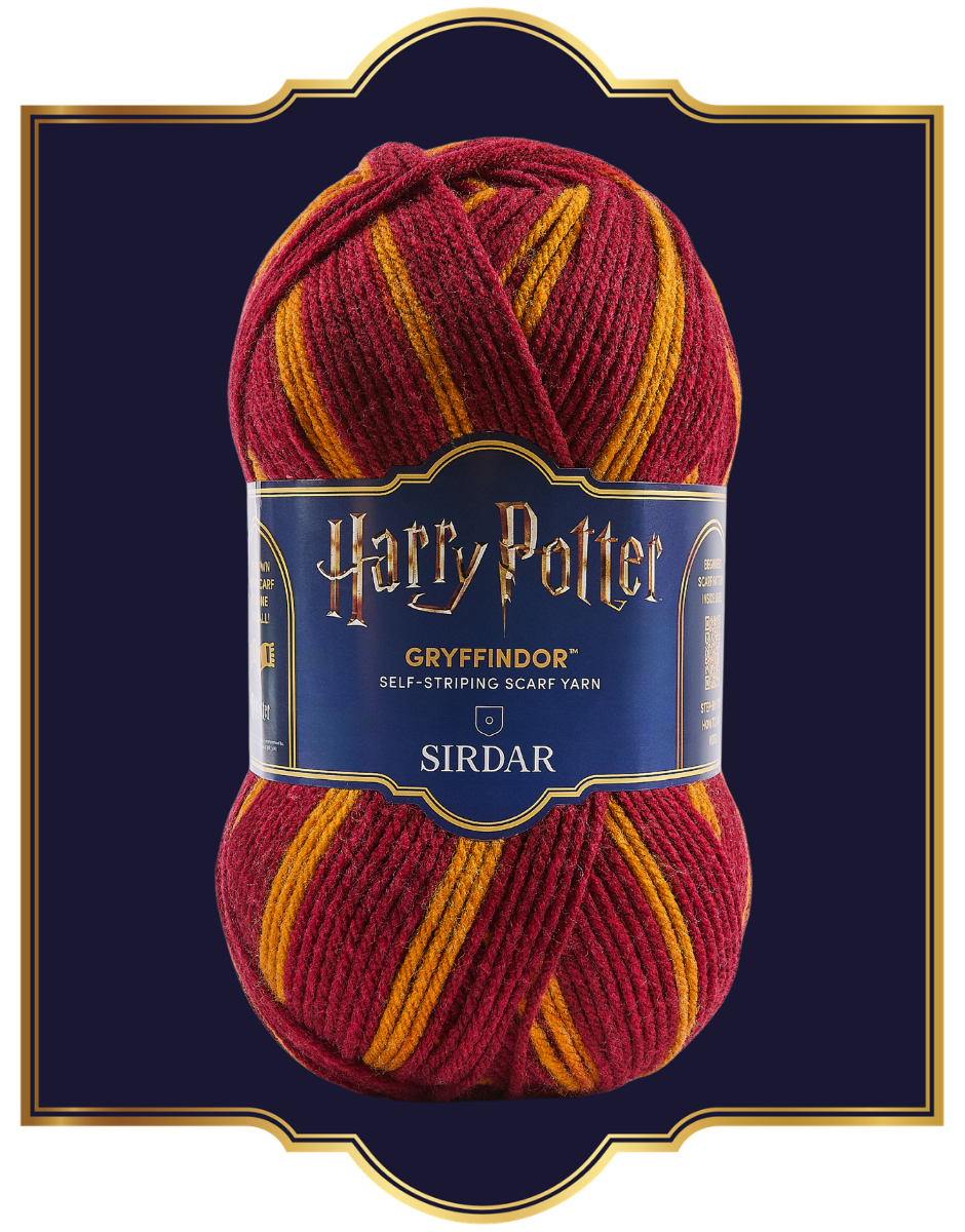 Harry Potter™ Self Striping Scarf Yarn by Sirdar: Gryffindor™