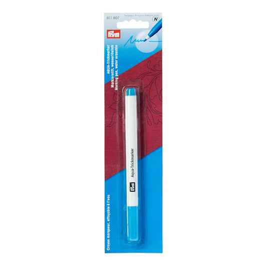 Prym Water Erasable Pen: Turquoise, Fine Tip