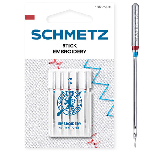 Schmetz Embroidery Sewing Machine Needles 90/14