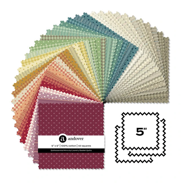 Quiltessential Minis by Laundry Basket Quilts: 5" Squares