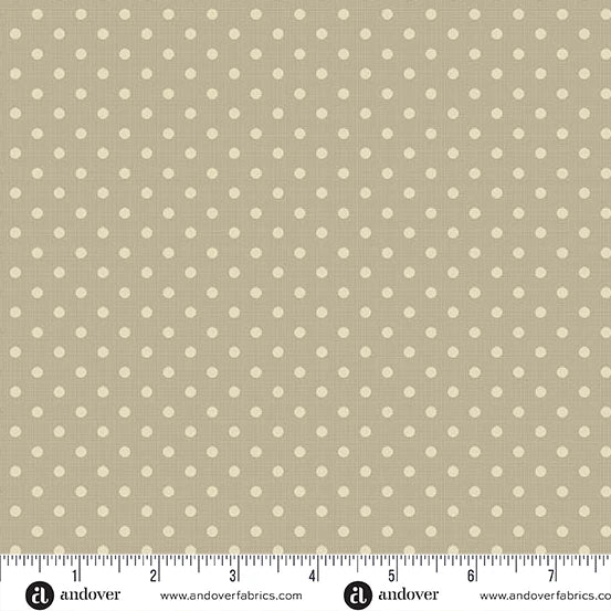Quiltessential Minis by Laundry Basket Quilts: Mini Dot - Flax