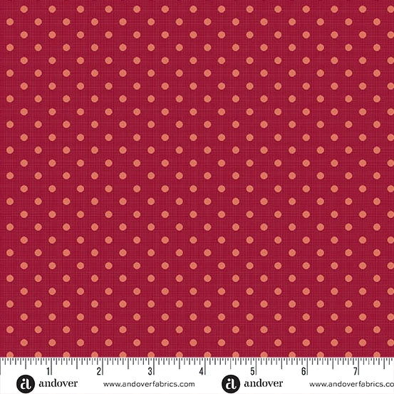 Quiltessential Minis by Laundry Basket Quilts: Mini Dot - Terracotta