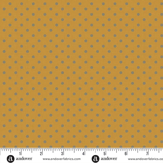 Quiltessential Minis by Laundry Basket Quilts: Mini Dot - Turmeric