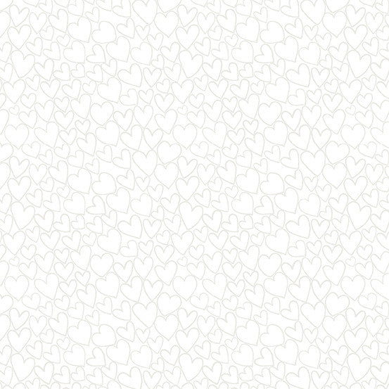 Essentials Heart by Makower: White