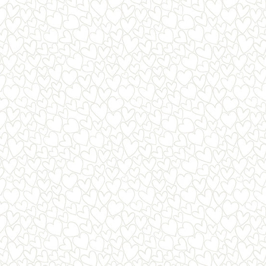 Essentials Heart by Makower: White