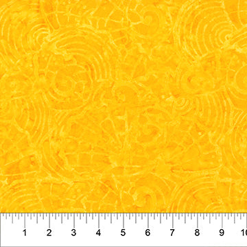 Island Vibes II by Linda J Hahn for Northcott Fabrics: Tangerine (80805-56)