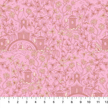 Kindred Sketches by Kathy Doughty for Figo Fabrics: Primrose (90530-21)