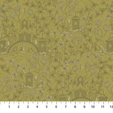 Kindred Sketches by Kathy Doughty for Figo Fabrics: Heritage (90530-70)