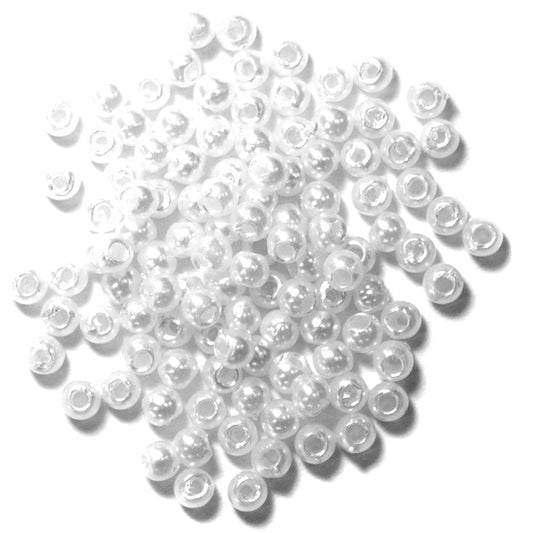 Trimits Extra Value Pearl Beads 3mm: White