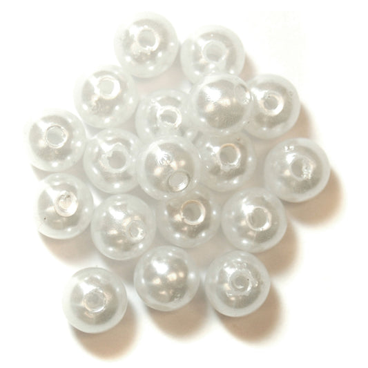 Trimits Extra Value Pearl Beads 8mm: White