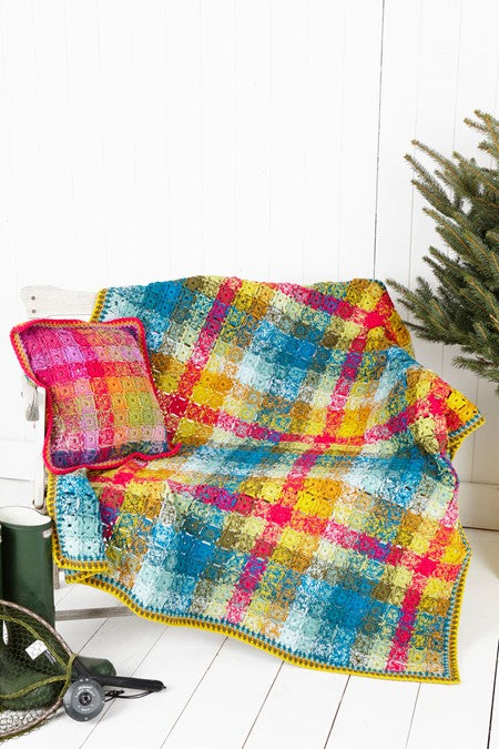 Crochet Blanket and Cushion Cover in Stylecraft Special DK 9255