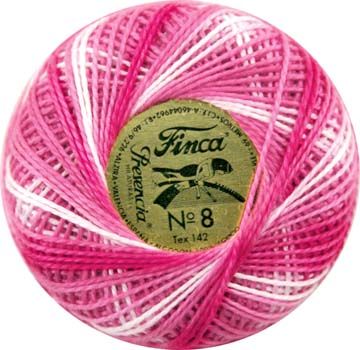 Finca Perle Variegated No.8 Thread: 9395